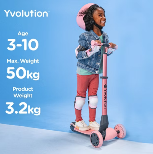 Yvolution Glider Nua Scooter Pink