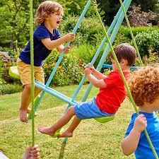 TP Toys Triple Metal Swing Set with Glider Swing Seat - Toymaster - Fagan Toys