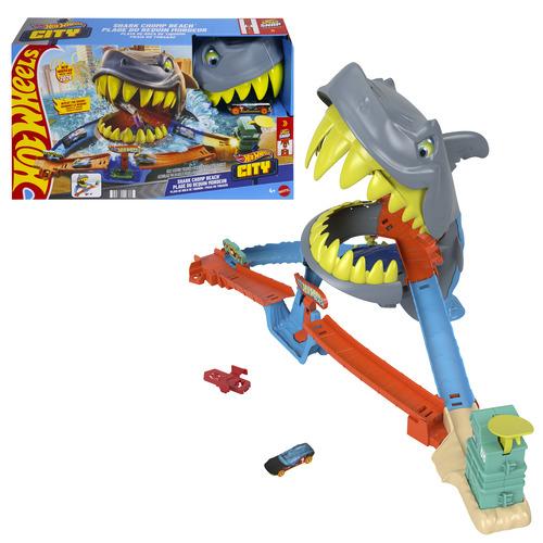 Hot Wheels City Shark Chomp Beach Playset -  - Fagan Toys