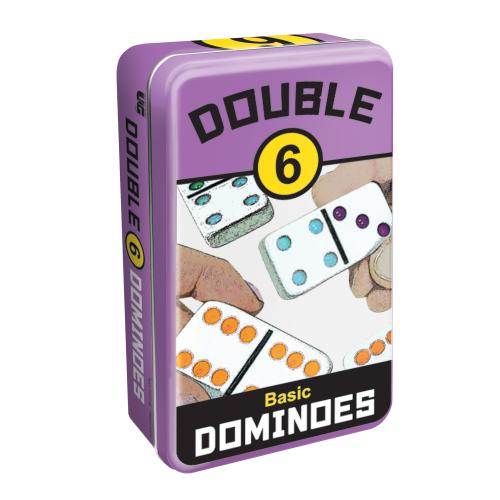 Double 6 Dominoes Tin Set