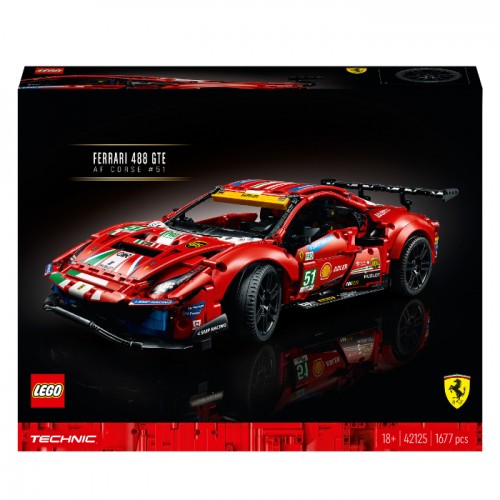 LEGO Technic Ferrari 488 GTE AF Corse #51 Set 42125