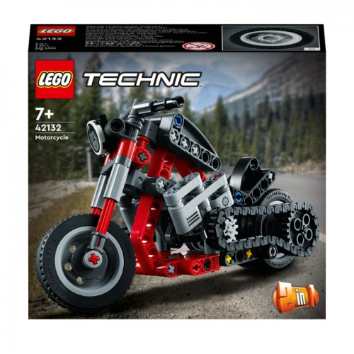LEGO Technic Motorcycle 2 in 1 Toy Model Building Set 42132