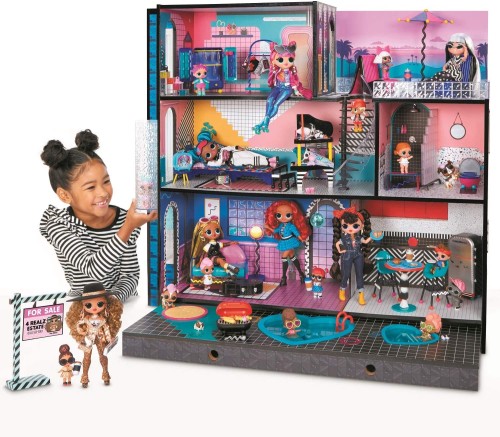 L.O.L. Surprise! OMG Dolls House Doll, Real Wood Dolls House