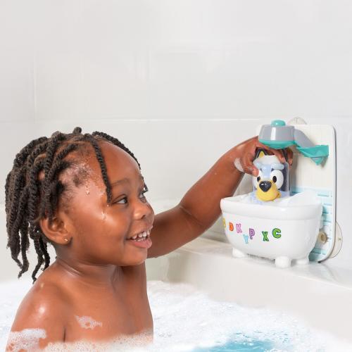 Tomy Toomies Bath Toy Shower and Scrub Bluey
