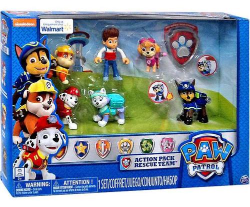 PAW Patrol Fire Rescue Team Pack with 7 Collectible Action Figures
