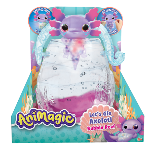 Animagic Lets Go Axolotl Bub - Light-Up Aquarium