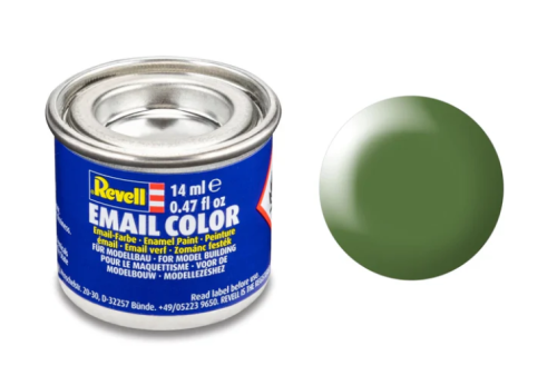 Revell Silk "Fern Green"(RAL 6025)Enamel Color Enamel 14ml