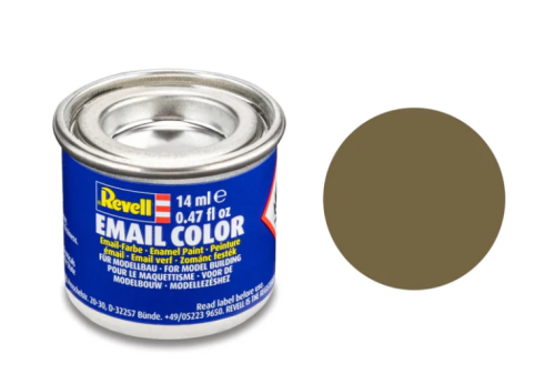 Revell Matt "Olive Brown" (RAL 7008) Enamel Color - 14ml