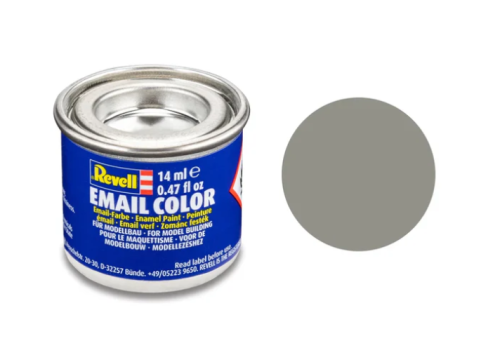 Revell Matt "Stone Grey" (RAL 7030) Enamel Color - 14ml