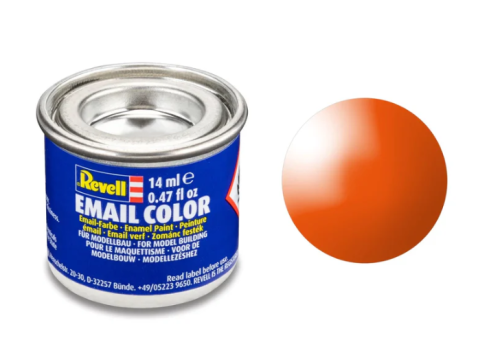 Revell Gloss "Orange" (RAL 2004)Enamel Color Enamel - 14ml
