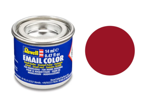 Revell Matt "Carmine Red" (RAL 3002) Enamel Color - 14ml