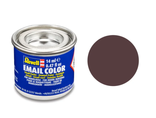 Revell Matt "Leather Brown" (RAL 8027) Enamel Color - 14ml