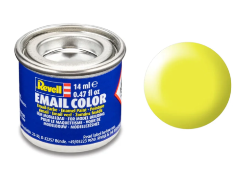 Revell Silk "Luminous Yellow" (RAL 1026) Enamel Color 14ml
