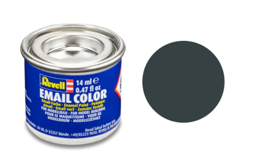 Revell Matt "Granite Grey" (RAL 7026) Enamel Color - 14ml