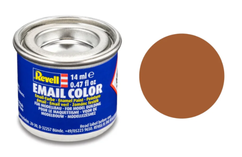 Revell Matt "Brown" (RAL 8023) Enamel Color Enamel - 14ml