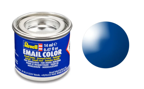 Revell Gloss "Blue" (RAL 5005) Enamel Color Enamel - 14ml