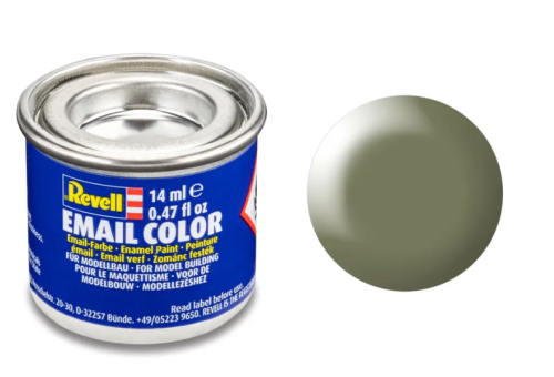 Revell Silk "Greyish Green" (RAL 6013) Enamel Color - 14ml