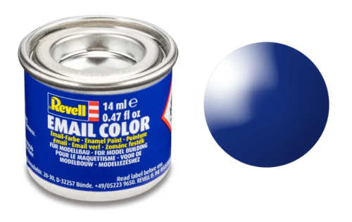 Revell Gloss "Ultramarine-Blue"(RAL 5002)Enamel Color 14ml