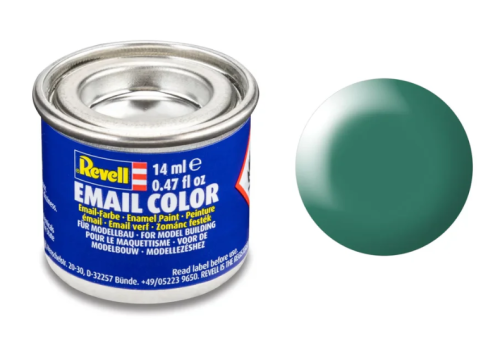 Revell Silk "Patina Green" (RAL 6000) Enamel Color - 14ml