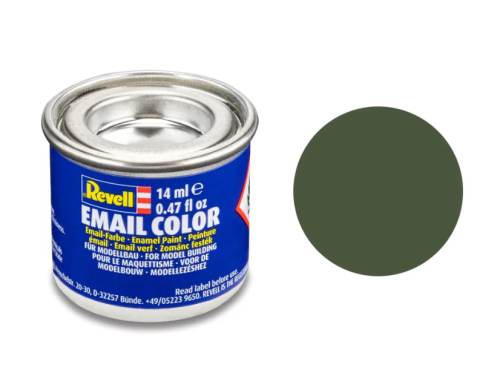 Revell Matt "Bronze Green" (RAL 6031) Enamel Color - 14ml