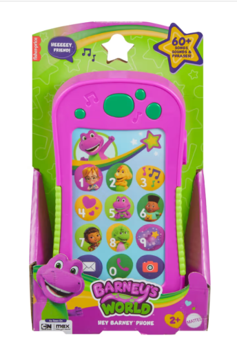 Fisher-Price Barney's World Hey Barney Phone Musical Toddler Toy