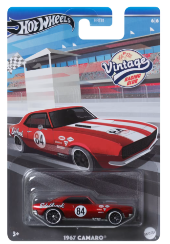 Hot Wheels 1:64 Scale Die-Cast Vintage Racing Club Car Assortment