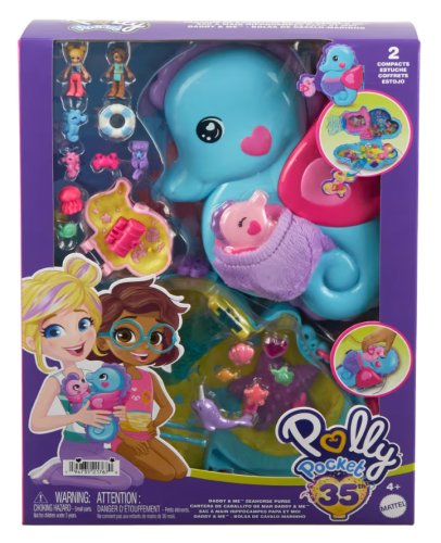 Polly Pocket Daddy & Me Seahorse Purse