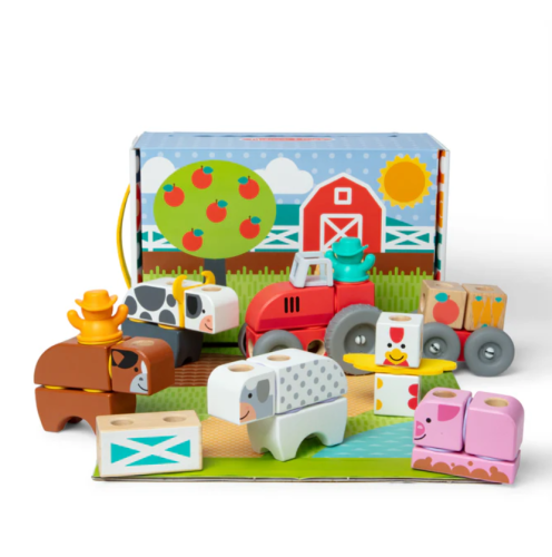 Melissa & Doug Blockables™ Farm Snap And Play