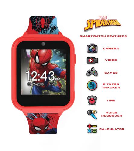 Spiderman Printed Strap Interactive Watch