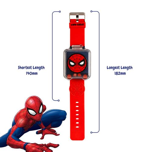 Spiderman Red Strap Learning Watch