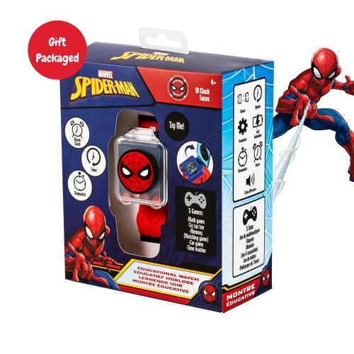 Spiderman Red Strap Learning Watch