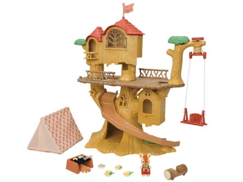 Sylvanian Families Adventure Treehouse Camping Set