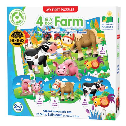 My First 4-in-1 Farm Puzzle