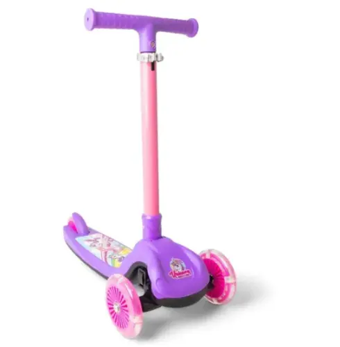 Unicorn Trail Twist Folding Light Up Scooter