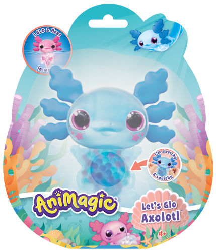 Animagic Lets Glo Axolotl - Light-Up & Interactive Pet Assortment