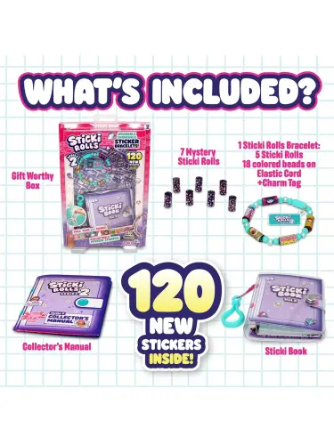 Sticki Rolls Sticki Book Pack S2 -  - Fagan Toys