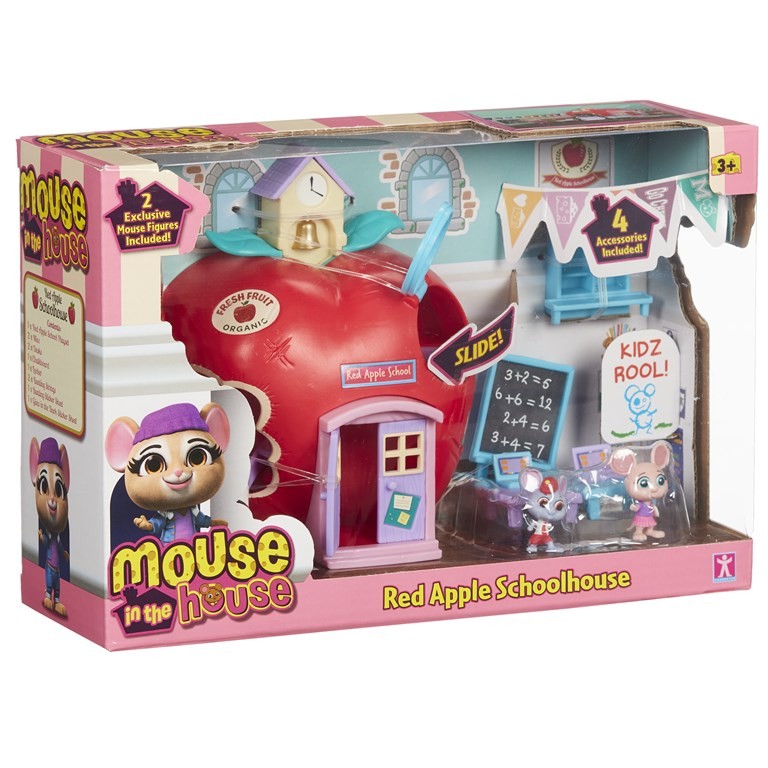 Mouse in the House Red Apple School Playset - Toymaster - Fagan Toys