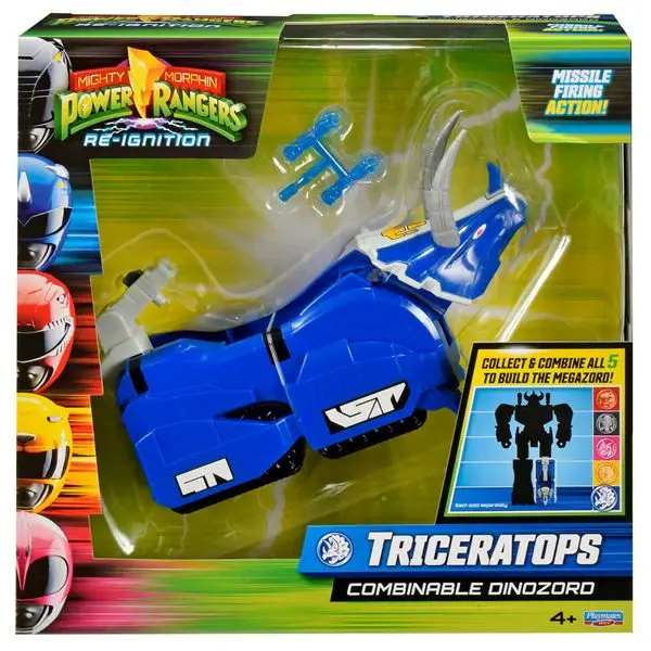 Mighty Morphin Power Rangers Triceratops Combinable Dinozord -  - Fagan Toys