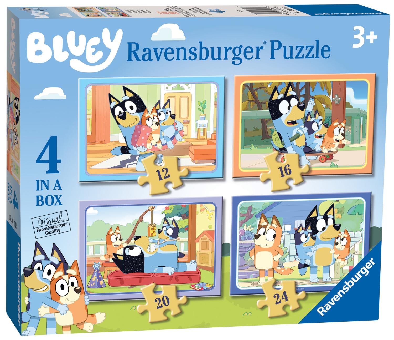 Ravensburger Bluey & Friends 4-in-1 My First Jigsaw Puzzles - Toymaster - Fagan Toys