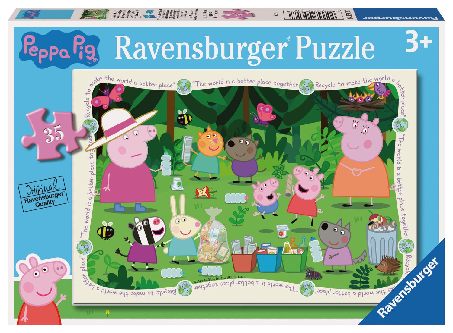 Ravensburger Peppa Pig Fun 35pc Jigsaw Puzzle - Toymaster - Fagan Toys