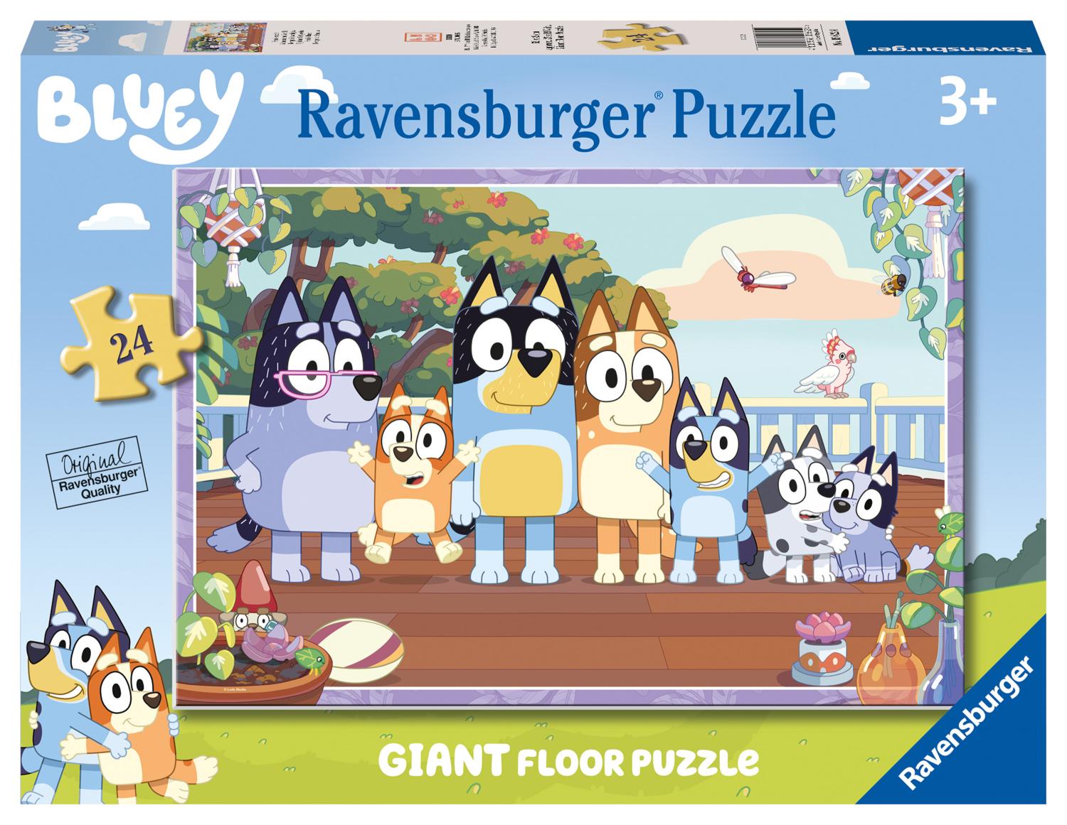 Ravensburger Bluey Fun Time 24pc Giant Floor Puzzle - Toymaster - Fagan Toys