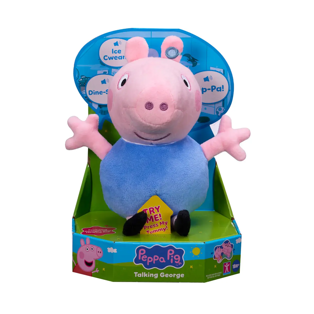 Peppa Pig Talking George Soft Toy -  - Fagan Toys