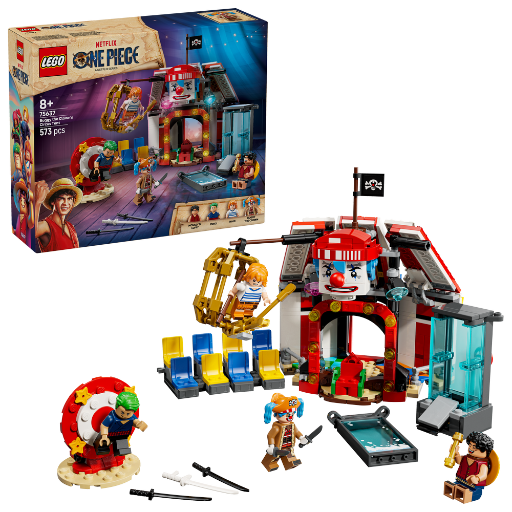 LEGO ONE PIECE Buggy the Clown’s Circus Tent Model Building Kit 75637 - Lego - Fagan Toys