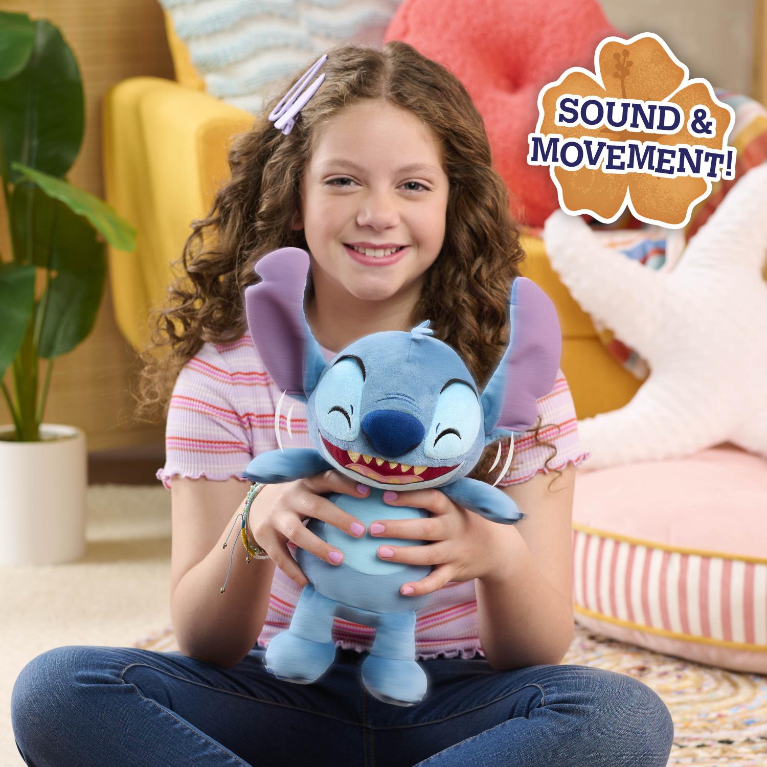 Disney Stitch "Crack Me Up" Interactive Feature Plush