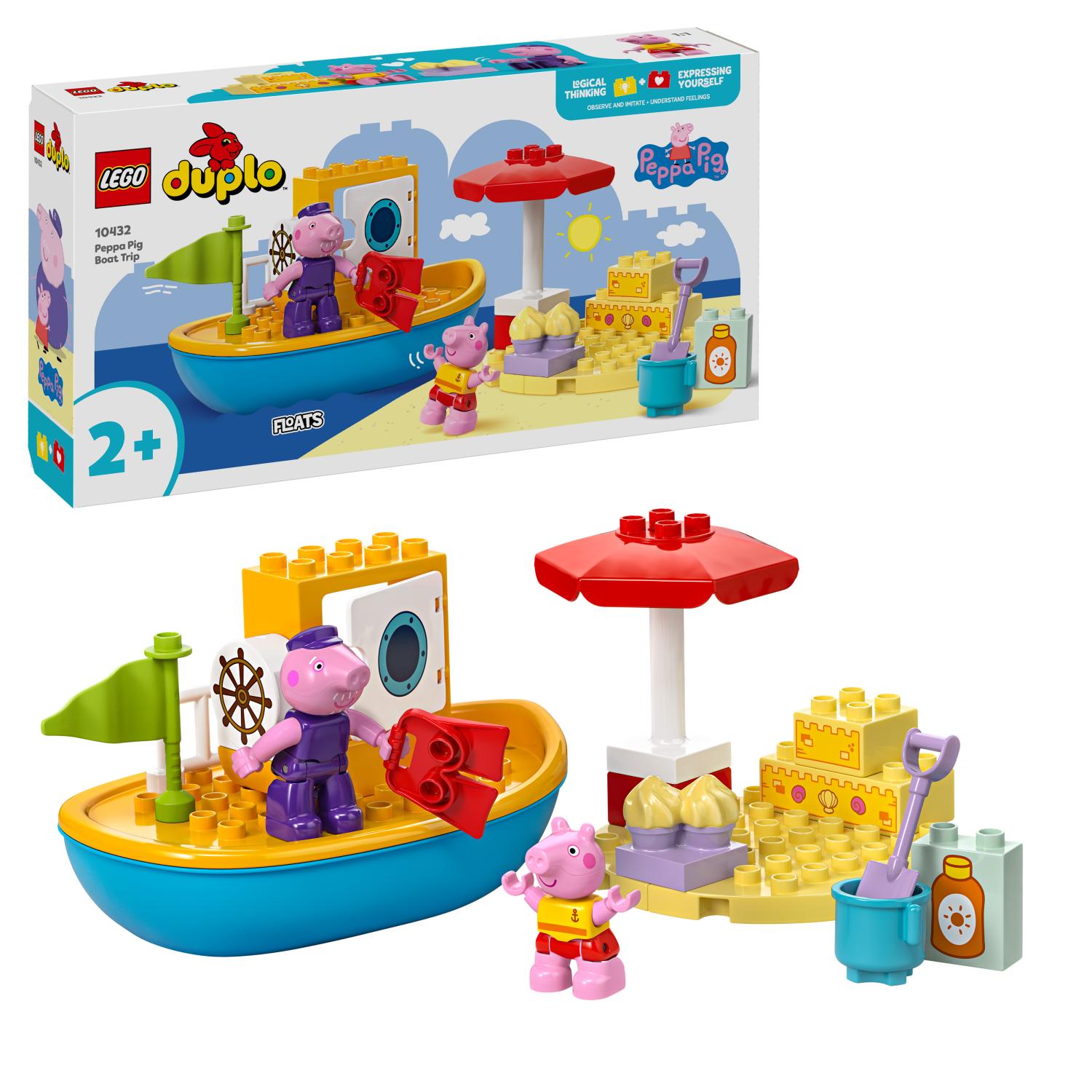 LEGO DUPLO Peppa Pig Boat Trip Playset 10432 - Lego - Fagan Toys