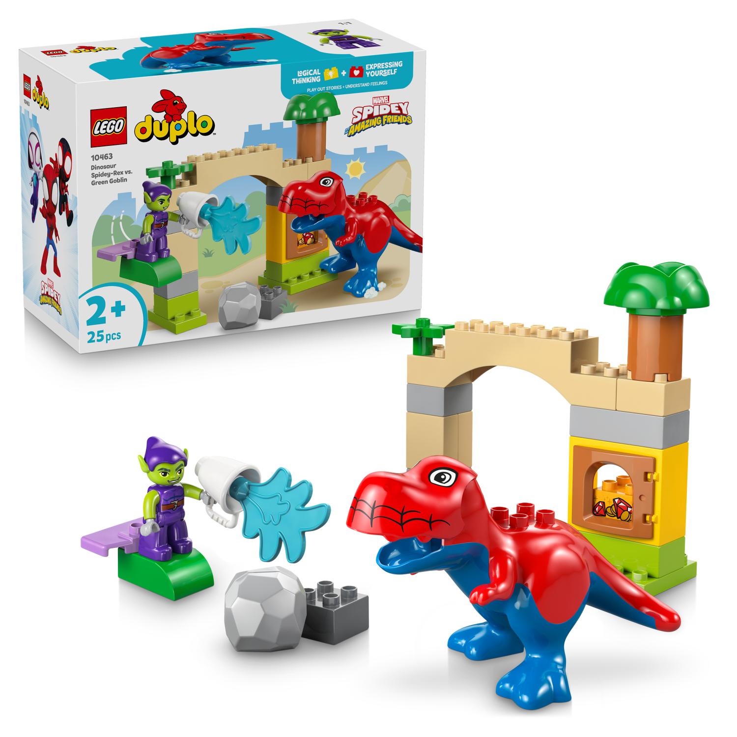 LEGO® DUPLO® Marvel Dinosaur Spidey-Rex vs. Green Goblin 10463 - Lego - Fagan Toys