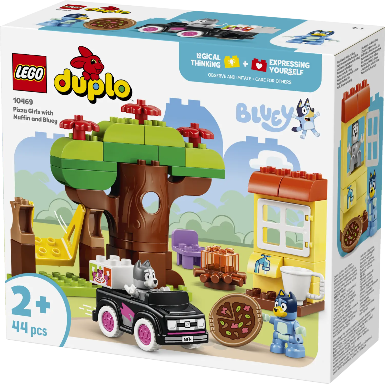 LEGO® DUPLO® Bluey Pizza Girls with Muffin and Bluey 10469 -  - Fagan Toys