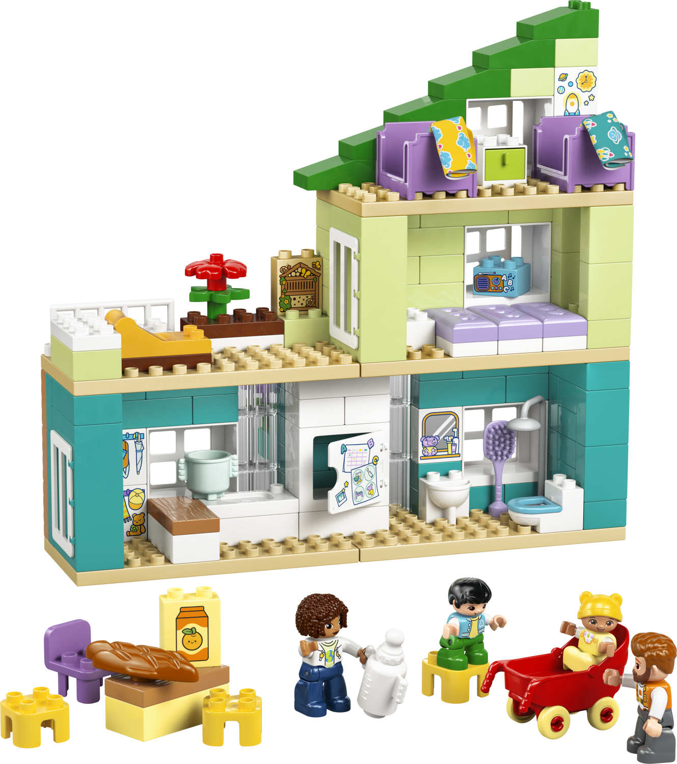 LEGO DUPLO Town 3 in 1 Modern Family House with Figures 10470