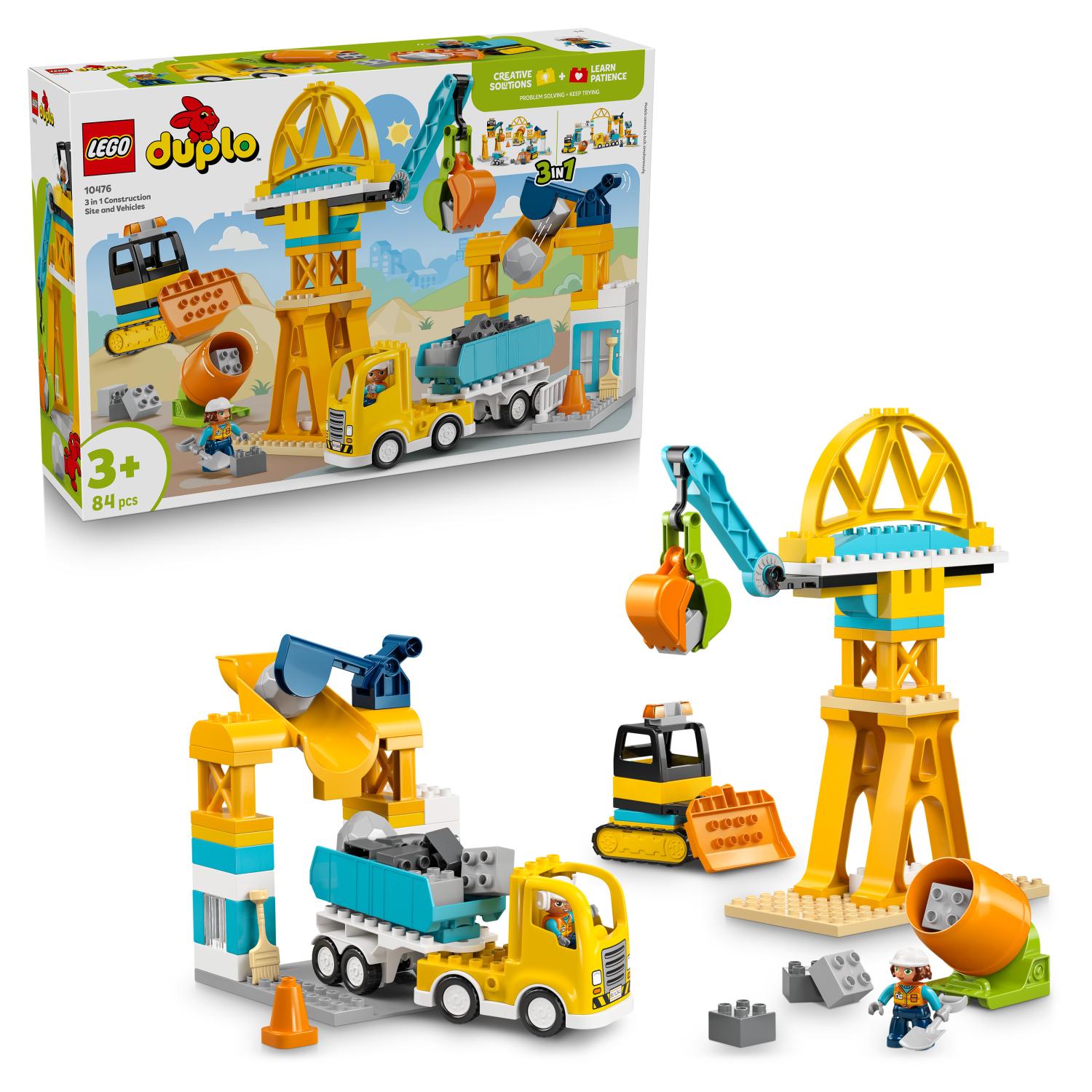 LEGO DUPLO Town 3 in 1 Construction Site and Vehicles 10476 - Lego - Fagan Toys