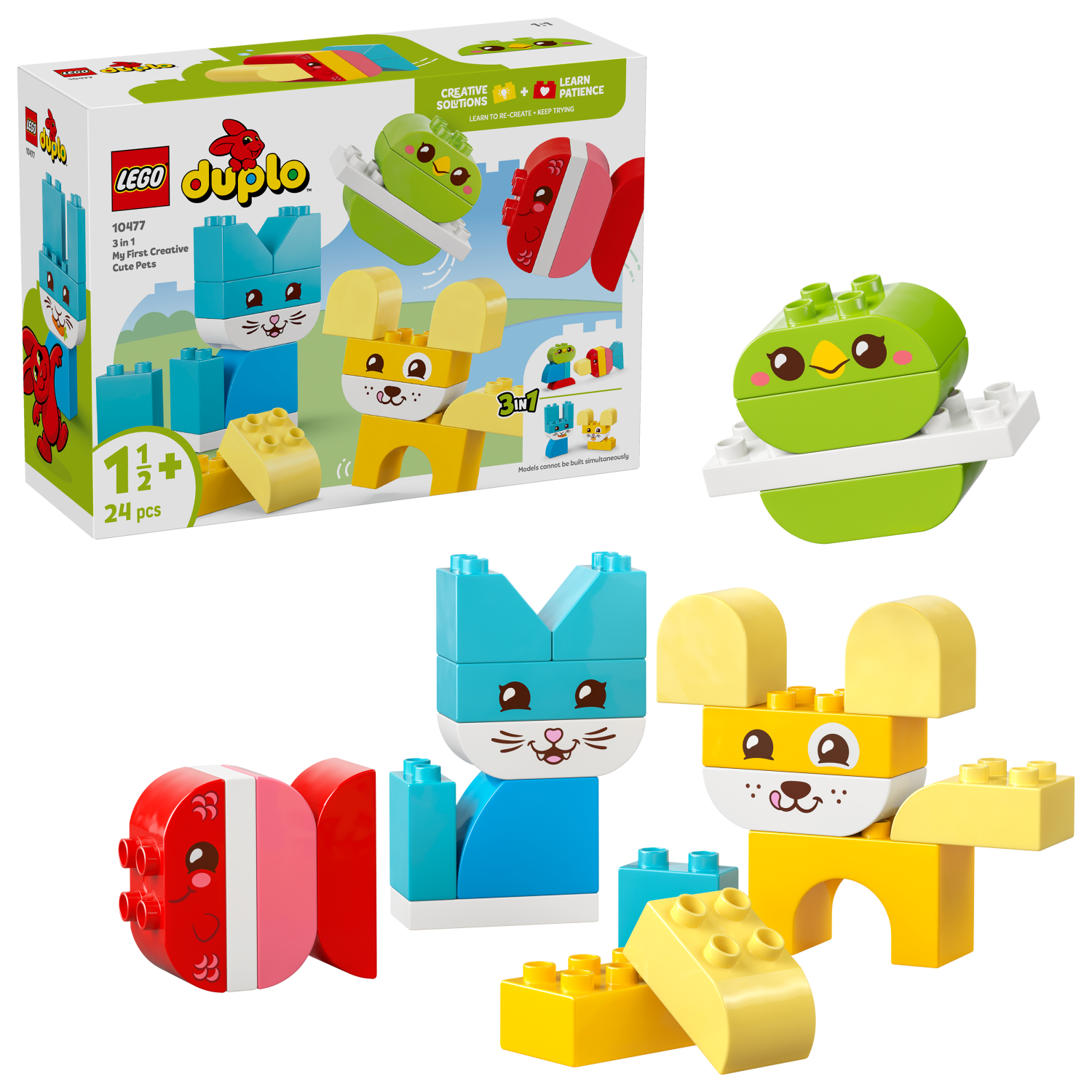 LEGO DUPLO My First 3 in 1 Creative Cute Pets Toy 10477 - Lego - Fagan Toys